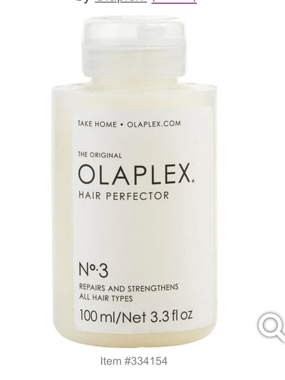 OLAPLEX No.3 Hair Perfector – Cream/White Bottle